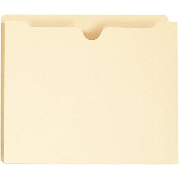 Universal One - 9-5/8 x 11-3/4", Letter Size, Manila, File Jacket - 11 Point Stock - Best Tool & Supply