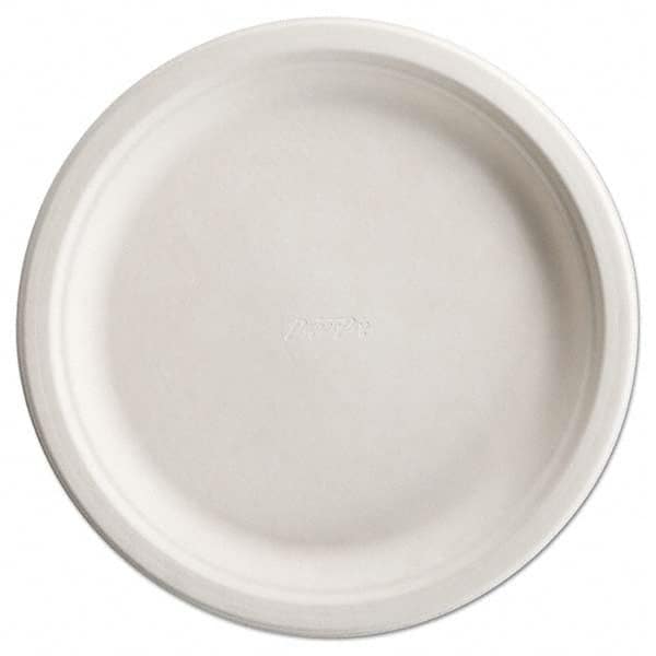 Chinet - PaperPro Naturals Fiber Dinnerware, Plate, 10 1/2" Round Natural 125/PK 4 PK/CT - Exact Industrial Supply