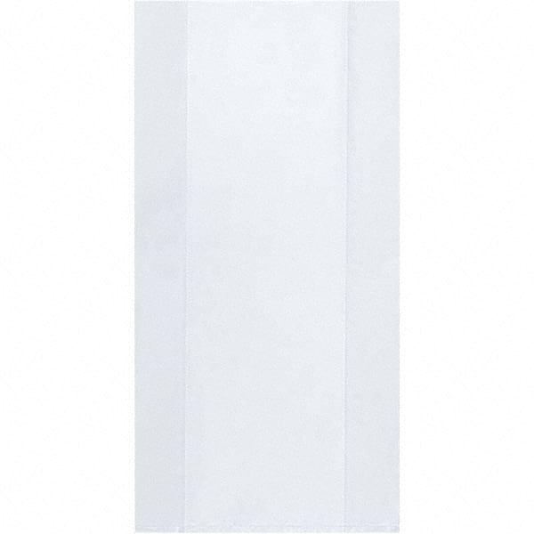 Value Collection - Pack of (1,000), 8 x 18", 2 mil Gusseted Poly Bags - Best Tool & Supply