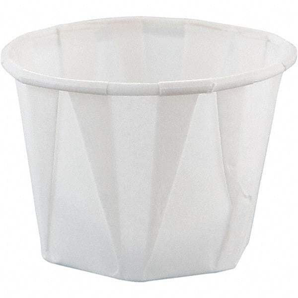 Solo - 1 oz Paper Portion Cups - White - Best Tool & Supply