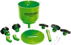 OEM Tools - 16 oz Capacity Plastic Funnel Set - Green - Best Tool & Supply