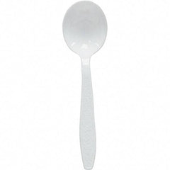 Solo - Heavyweight Polystyrene Soup Spoons - White - Best Tool & Supply