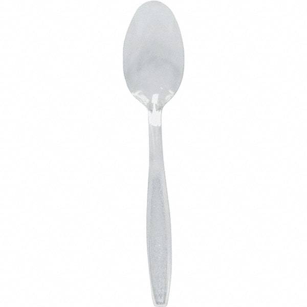 Solo - Heavyweight Plastic Teaspoons - Clear - Best Tool & Supply