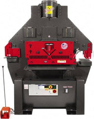 Edwards Manufacturing - 11" Throat Depth, 120 Ton Punch Pressure, 1-1/2" in 1" Punch Capacity Ironworker - 10 hp, 3 Phase, 460 Volts, 60" Wide x 84" High x 60" Deep - Best Tool & Supply