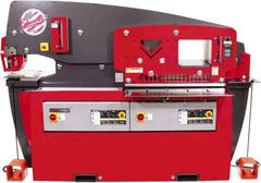 Edwards Manufacturing - 17-3/4" Throat Depth, 110 Ton Punch Pressure, 1-3/8" in 1" Punch Capacity Ironworker - 7-1/2 hp, 1 Phase, 230 Volts, 57-1/4" Wide x 66-1/16" High x 42-3/8" Deep - Best Tool & Supply