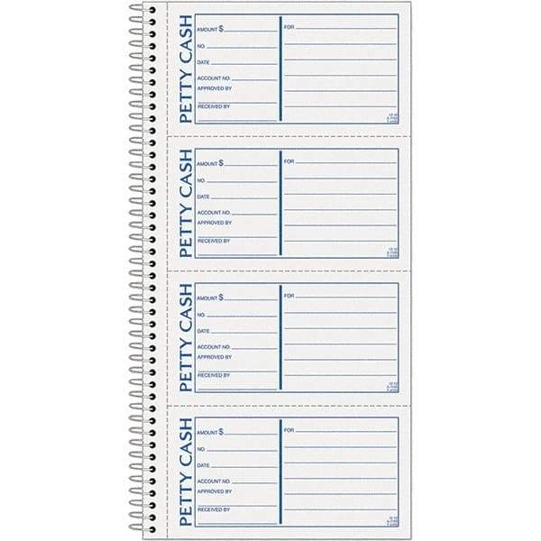 TOPS - 200 Sheet, 5-1/2 x 11", Receipt Book - Pink & White - Best Tool & Supply