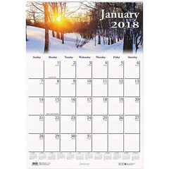 House of Doolittle - 12 Sheet, 12 x 16-1/2", Wall Calendar - Scenic - Best Tool & Supply