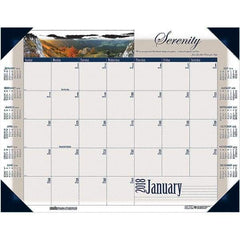 House of Doolittle - 12 Sheet, 22 x 17", Desk Pad Calendar - Motivational - Best Tool & Supply