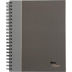 TOPS - 96 Sheet, 10-1/2 x 8", Legal/Wide (Style) Business Notebook - Black & Gray - Best Tool & Supply