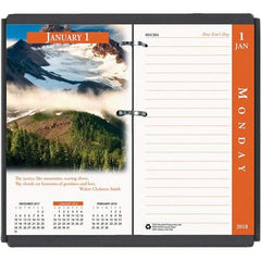 House of Doolittle - 365 Sheet, 3-1/2 x 6", Desk Calendar Refill - Nature - Best Tool & Supply