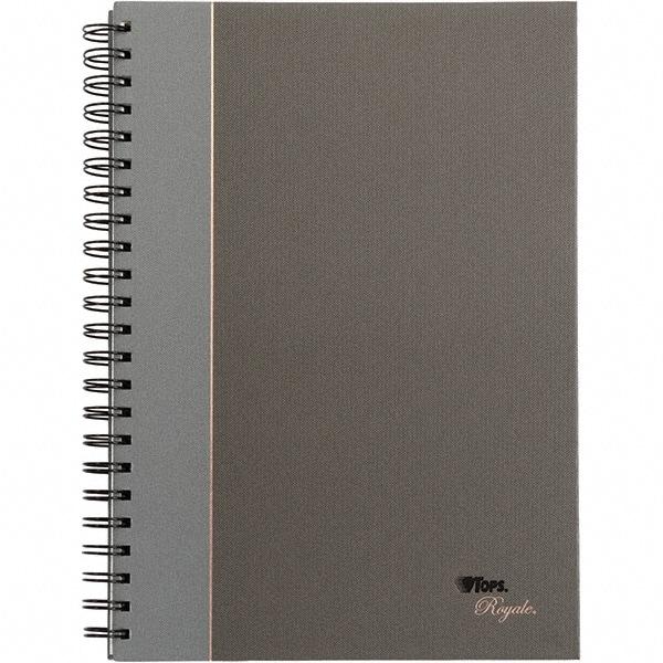 TOPS - 96 Sheet, 8-1/4 x 11-3/4", Legal/Wide (Style) Business Notebook - Black & Gray - Best Tool & Supply