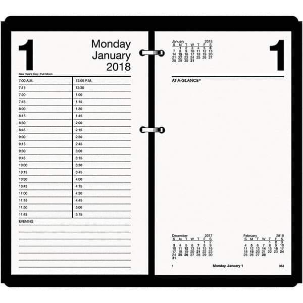 AT-A-GLANCE - 730 Sheet, 4-1/2 x 8", Calendar Refill - White - Best Tool & Supply