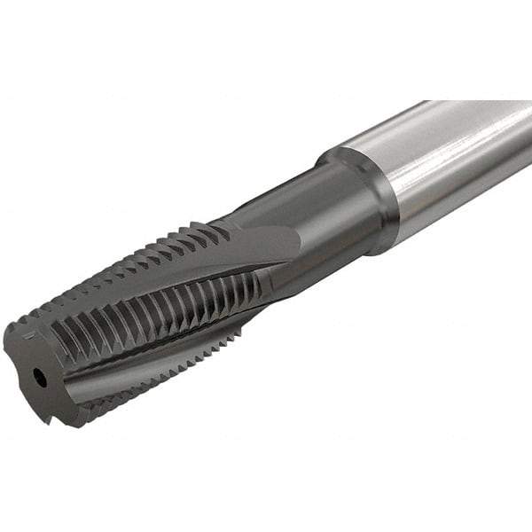 Iscar - M24x2.00 ISO, 20mm Cutting Diam, 6 Flute, Solid Carbide Helical Flute Thread Mill - Internal Thread, 56mm LOC, 105mm OAL, 20mm Shank Diam - Best Tool & Supply