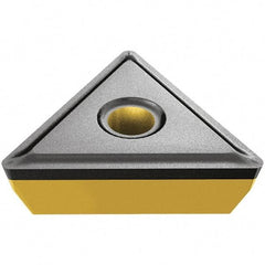 Iscar - TPMR221 Grade IC830 Carbide Turning Insert - TiAlN/AlTiN/TiN Finish, 60° Triangle, 6.35mm Inscr Circle, 3.18mm Thick, 0.4mm Corner Radius - Best Tool & Supply