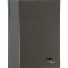 TOPS - 96 Sheet, 10-1/2 x 8", Legal/Wide (Style) Business Notebook - Black & Gray - Best Tool & Supply