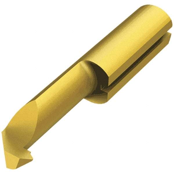 Iscar - 7mm Min Bore Diam, 0.8mm Max Bore Depth, 7mm Shank Diam, Corner Radius & Profile Boring Bar - Left Hand Cut, Solid Carbide, TiAlN Finish - Exact Industrial Supply