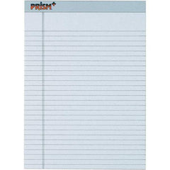 TOPS - 50 Sheet, 8-1/2 x 11-3/4", Legal/Wide (Style) Legal Pad - Pastel Gray - Best Tool & Supply