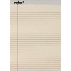 TOPS - 50 Sheet, 8-1/2 x 11-3/4", Legal/Wide (Style) Legal Pad - Pastel Ivory - Best Tool & Supply