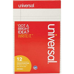 UNIVERSAL - 50 Sheet, 5 x 8", Narrow Note Pad - Gray - Best Tool & Supply