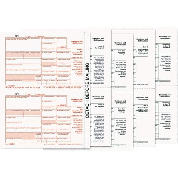 TOPS - 24 Sheet, 8-1/2 x 11", Form - White - Best Tool & Supply