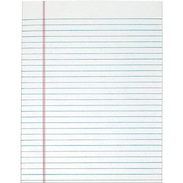 TOPS - 50 Sheet, 8-1/2 x 11", Legal/Wide (Style) Legal Pad - White - Best Tool & Supply