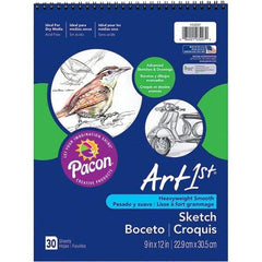 Pacon - 30 Sheet, 9 x 12", Sketch - White - Best Tool & Supply