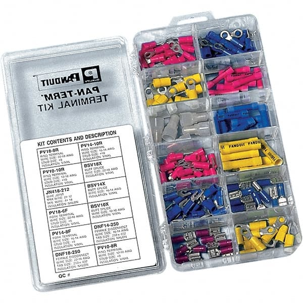 Panduit - 161 Piece, Terminal Kit - Best Tool & Supply