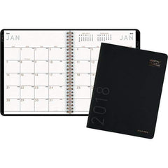 AT-A-GLANCE - 24 Sheet, 6-7/8 x 8-3/4", Monthly Planner - Black - Best Tool & Supply