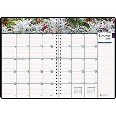 House of Doolittle - 128 Sheet, 7 x 10", Weekly/Monthly Planner - Black - Best Tool & Supply