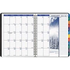 House of Doolittle - 128 Sheet, 8-1/2 x 11", Weekly/Monthly Planner - Black - Best Tool & Supply