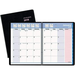 AT-A-GLANCE - 80 Sheet, 8-1/4 x 10-7/8", Monthly Planner - Black & Pink - Best Tool & Supply