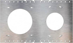 Philips - Aluminum Silver Light Fixture Plate - For Use with FDL Flat Down Lights - Best Tool & Supply