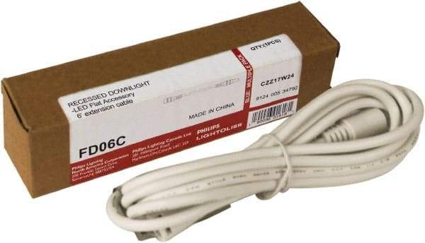 Philips - Light Fixture Extension Cable - For Use with FDL Flat Down Lights - Best Tool & Supply