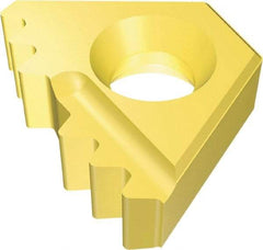 Vargus - 14DER External Right Hand 8 API Round Laydown Threading Insert - Grade VKX, TiN Coated Carbide - Best Tool & Supply