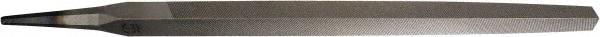 PFERD - 8" Long, Smooth Cut, Triangle American-Pattern File - Double Cut, 0.63" Overall Thickness, Tang - Best Tool & Supply