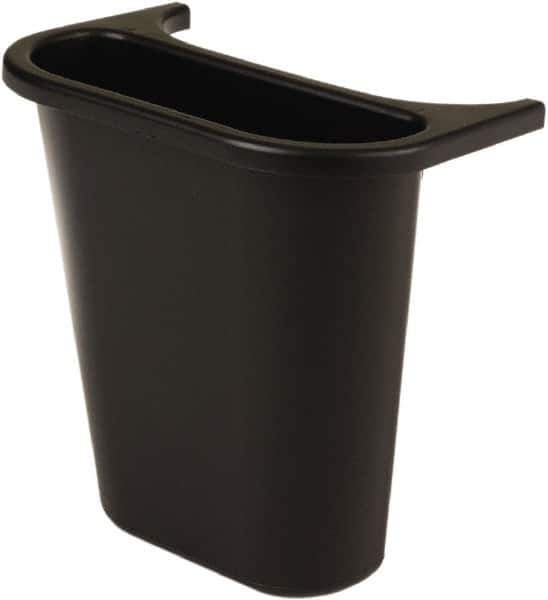 Rubbermaid - 14 Qt Black Rectangle Recycling Container - 297mm High x 269.24mm Long x 185.42mm Wide - Best Tool & Supply