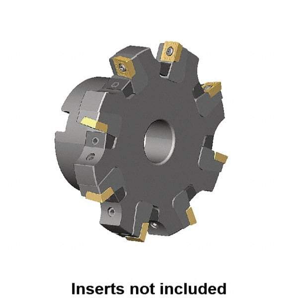 Kennametal - Shell Mount Connection, 0.359" Cutting Width, 1.709" Depth of Cut, 160mm Cutter Diam, 1.5748" Hole Diam, 10 Tooth Indexable Slotting Cutter - KSSM Toolholder, SP.T 10T3.. Insert, Right Hand Cutting Direction - Best Tool & Supply