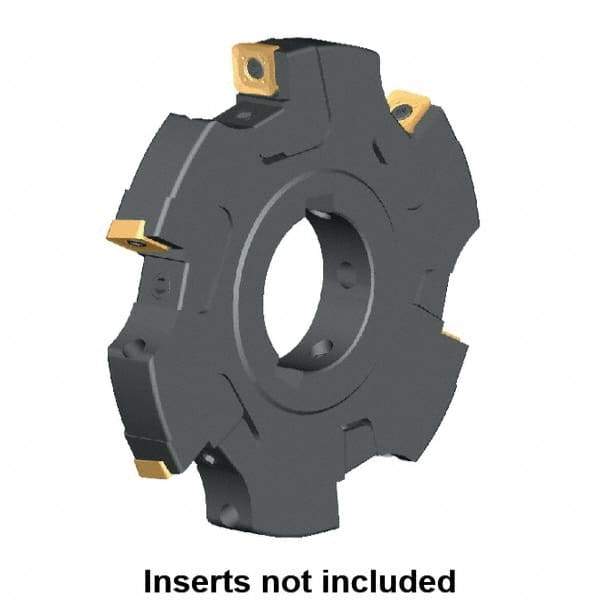 Kennametal - Arbor Hole Connection, 0.461" Cutting Width, 2.0276" Depth of Cut, 160mm Cutter Diam, 1.5748" Hole Diam, 10 Tooth Indexable Slotting Cutter - KSSM Toolholder, SD.T 1204.. Insert, Left Hand Cutting Direction - Best Tool & Supply