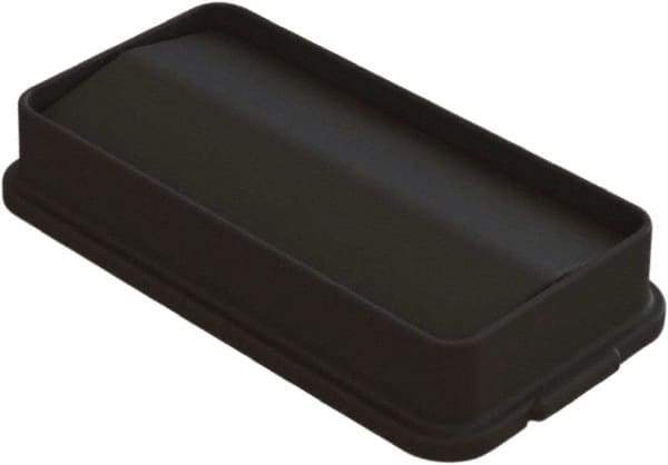 O-Cedar - Rectangle Lid for Use with 23 Gal Rectangular Trash Cans - Black, Plastic, For O-Cedar 6823 - Best Tool & Supply