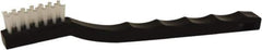 O-Cedar - 1/2" Bristle Length, Nylon Cleaning & Finishing Brush - 1" Wide Head, 7" OAL, Black, Plastic Block - Best Tool & Supply