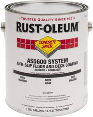 Rust-Oleum - 1 Gal Navy Gray Gloss Finish Antislip Coating - 60 to 70 Sq Ft per Gal, Interior/Exterior - Best Tool & Supply