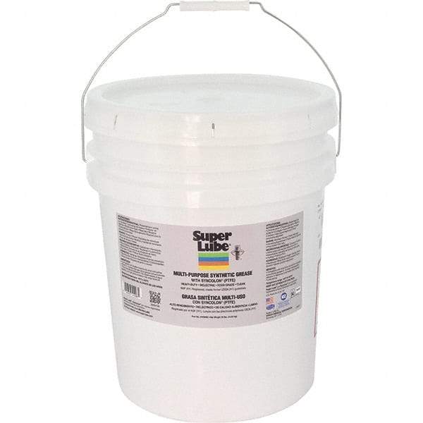 Synco Chemical - 30 Lb Pail Synthetic General Purpose Grease - Translucent White, Food Grade, 450°F Max Temp, NLGIG 00, - Best Tool & Supply