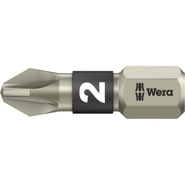 Wera - #1 Pozidriv Screwdriver Bit - 1" OAL - Best Tool & Supply