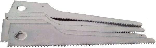 Disston - 3" Long x 1/2" Thick, Bi-Metal Reciprocating Saw Blade - Straight Profile, 18 TPI, Toothed Edge, Universal Shank - Best Tool & Supply