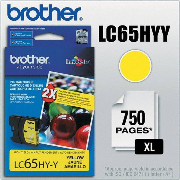 Brother - Yellow Ink Cartridge - Use with Brother MFC-5890CN, 5895CW, 6490CW, 6890CDW - Best Tool & Supply