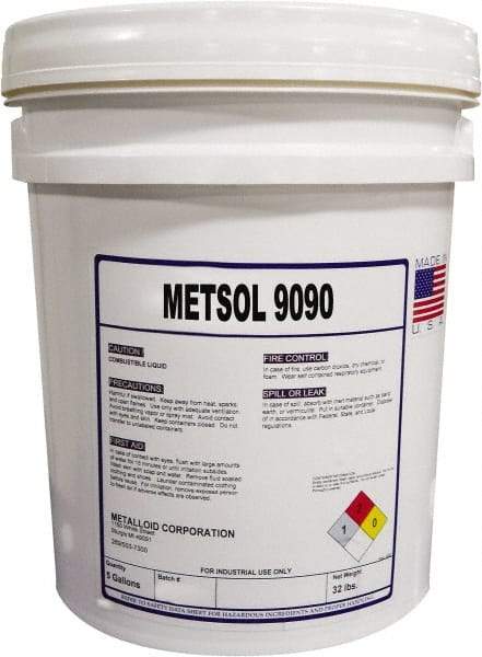 Metalloid - Metsol 9090, 55 Gal Drum Cutting Fluid - Water Soluble - Best Tool & Supply