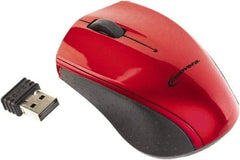 innovera - Red, Black Mouse - Use with Mac OS X, Windows 2000, XP, Vista, 7 - Best Tool & Supply