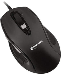 innovera - Black Mouse - Use with Mac OS X 10.4-10.7, Windows 98SE, Windows 2000, Windows XP, Windows Vista, 7 - Best Tool & Supply