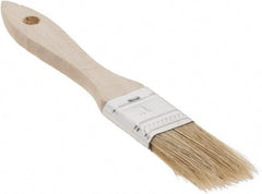 Weiler - 1" Flat Hog Chip Brush - 1-1/2" Bristle Length, 7-1/2" Wood Beavertail Handle - Best Tool & Supply