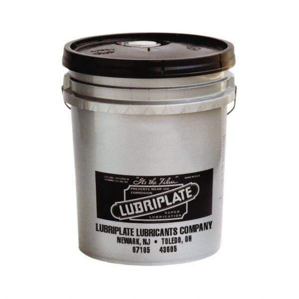 Lubriplate - 5 Gal Pail, Mineral Hydraulic Oil - SAE 20, ISO 46, 46.34 cSt at 40°, 6.4 cSt at 100°C - Best Tool & Supply